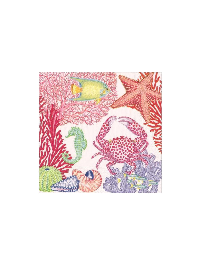 SERVILLETA COCTEL UNDER THE SEA X8148