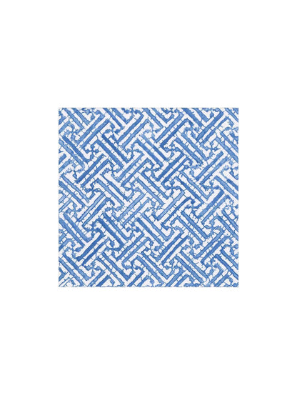 SERVILLETA COCTEL FRETWORK BLUE X8162