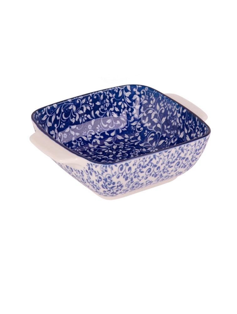 BOWL CUADRADO B&W 6" FLORES X8167D