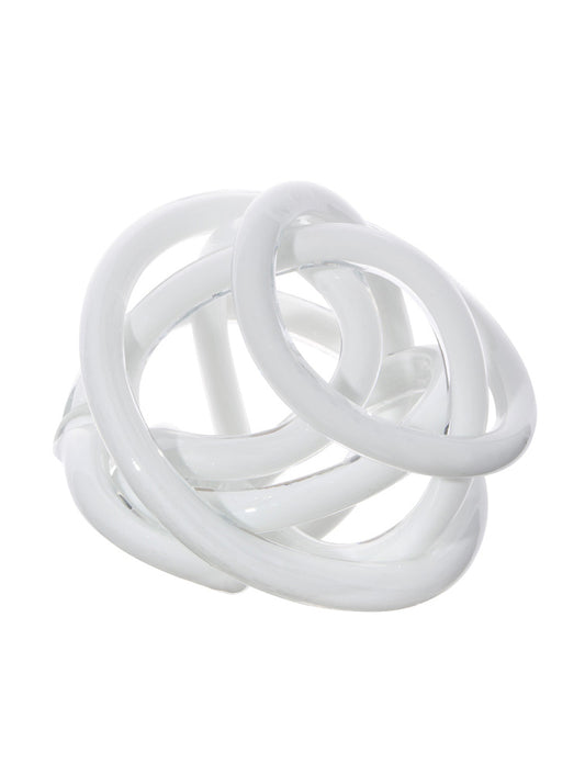 NUDO CRISTAL BLANCO 4" X8172