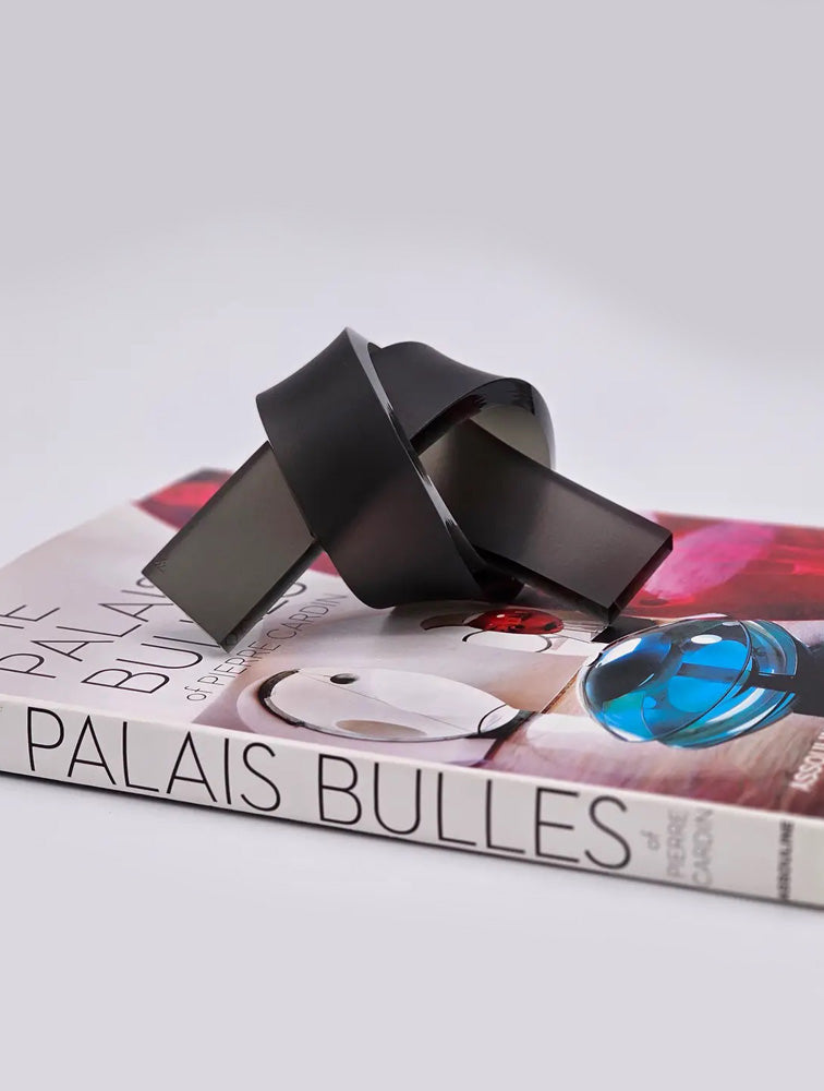 NUDO ACRILICO CHICO GRIS FROSTED X8179