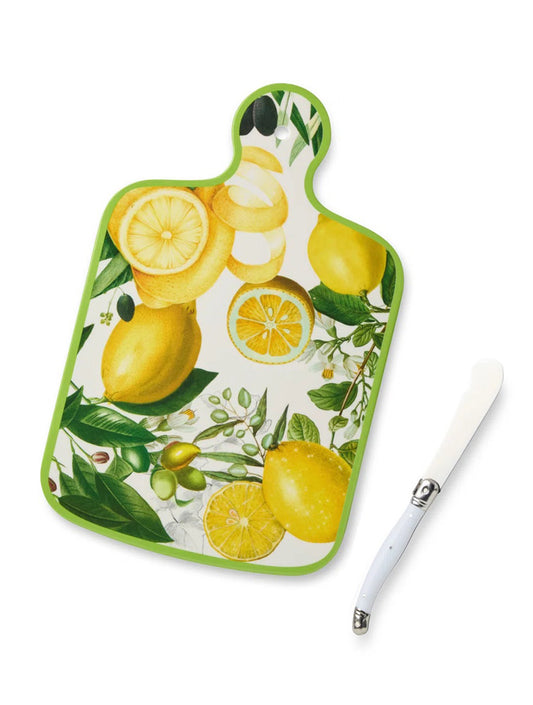 TABLA DE QUESO CON CUCHILLO LIMONE MELAMINE X8184
