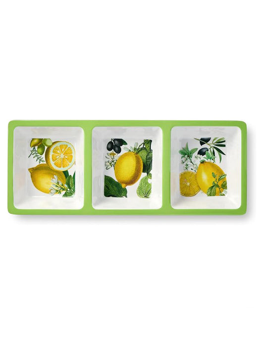 FUENTE 3 DIVISIONES LIMONE 14.5"MELAMINE X8187