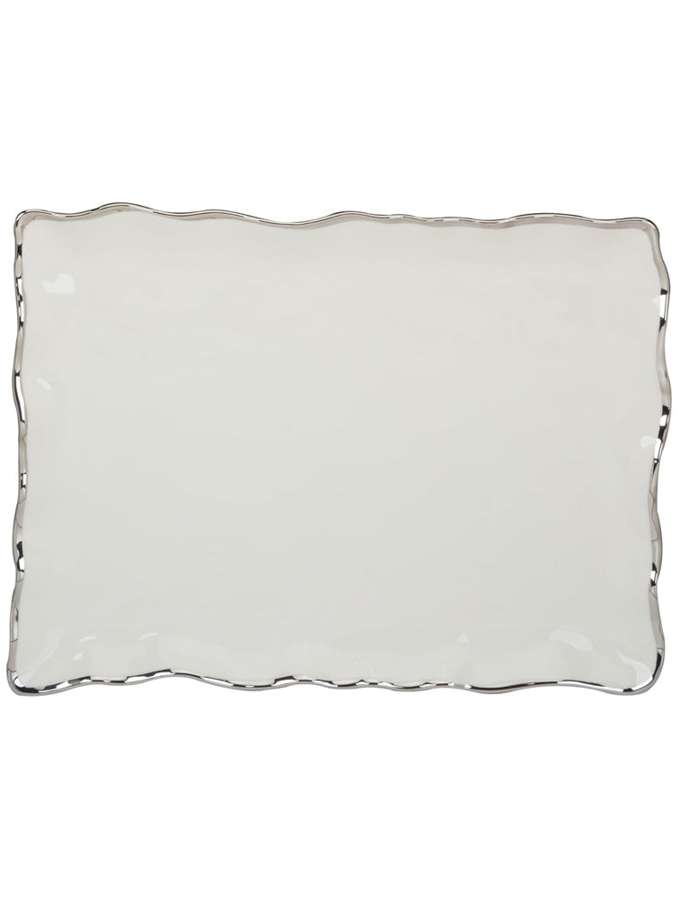 FUENTE RECTANGULAR REGENCY 16"DE PORCELANA X8195