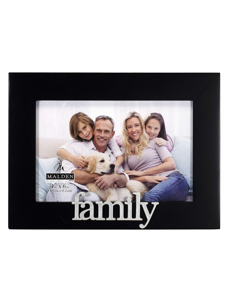 MARCO DE FOTOS FAMILY NEGRO 4X6 X8217