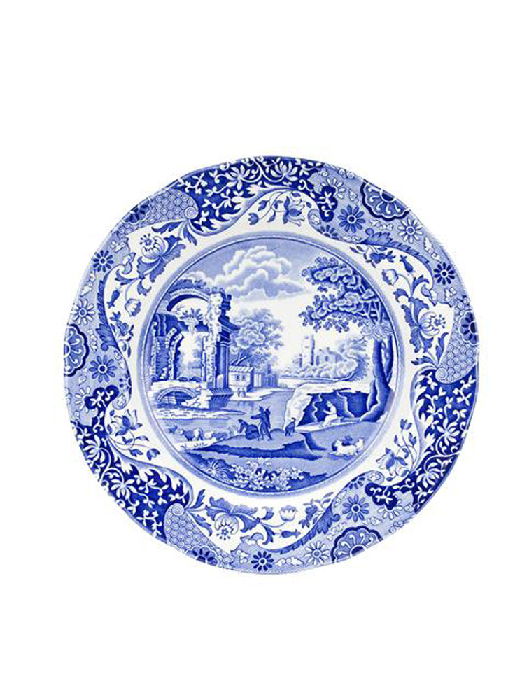 PLATO DE PORCELANA BLUE ITALIAN 10.5" X8234
