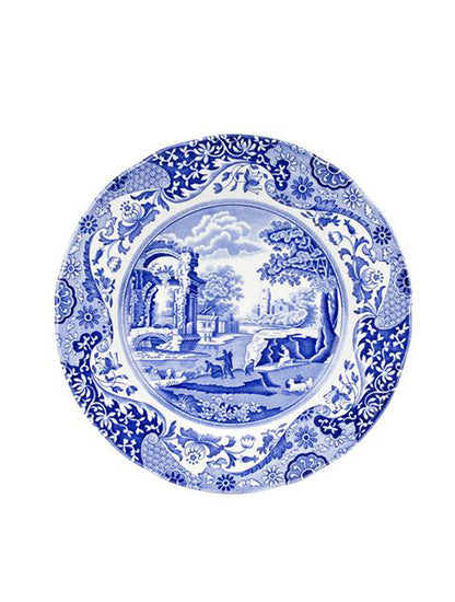 PLATO DE PORCELANA BLUE ITALIAN 10.5" X8234