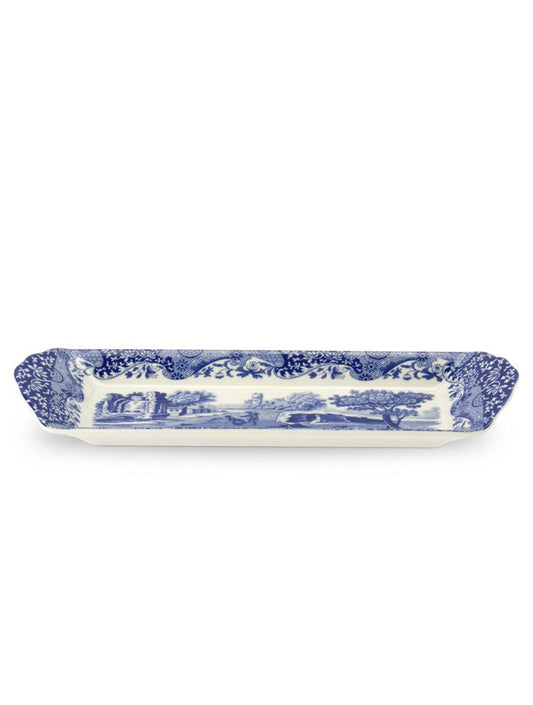 FUENTE RECTANGULAR  PORCELANA BLUE ITALIAN 9" X8235