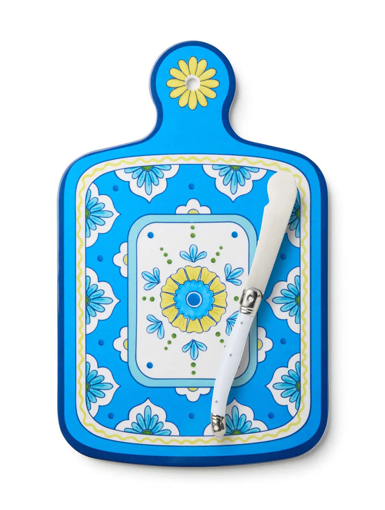 TABLA DE QUESO CON CUCHILLO PORTO MELAMINE X8248