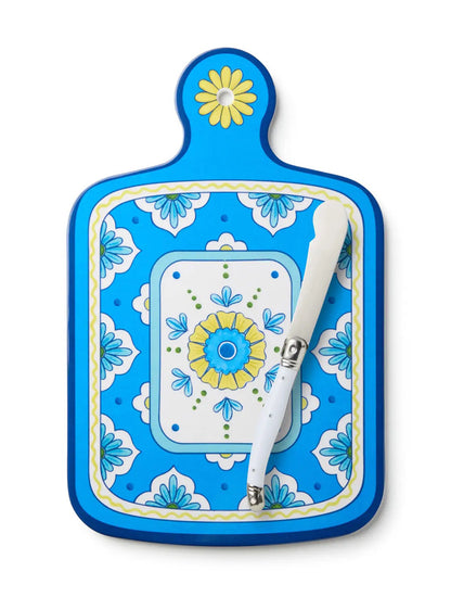 TABLA DE QUESO CON CUCHILLO PORTO MELAMINE X8248