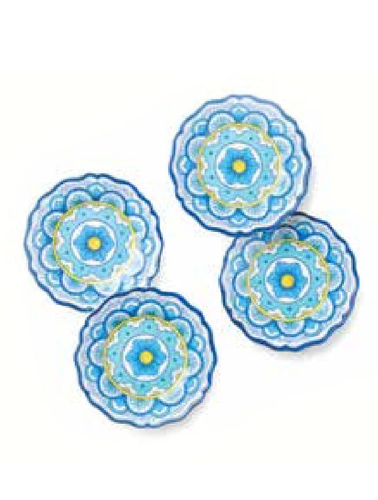 SET 4 PLATOS PORTO MELAMINE 6" X8251