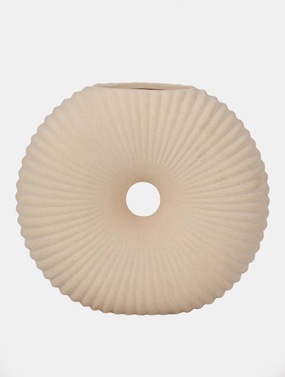 FLORERO EN RESINA DONUT 9'"  X8258