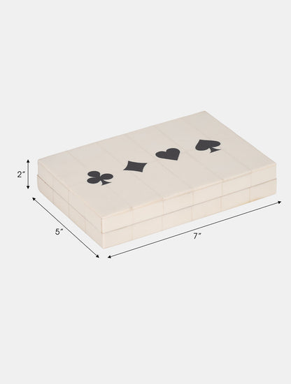 CAJA PARA CARTAS RESINA X8260