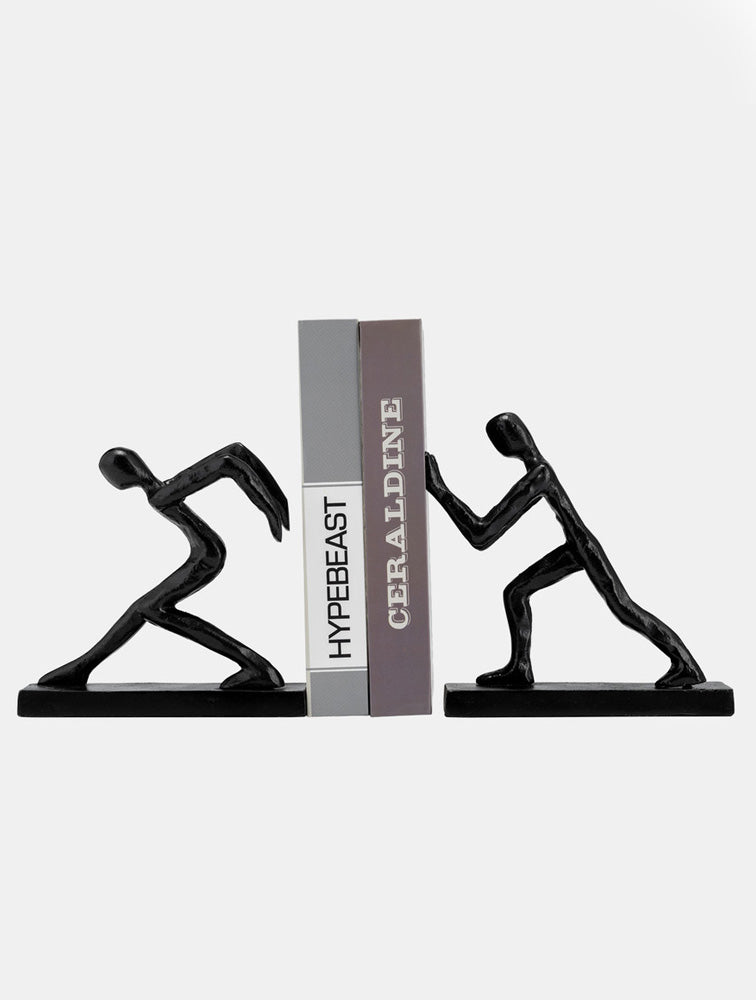 BOOKEND S2 EMPUJANDO EN METAL X8262