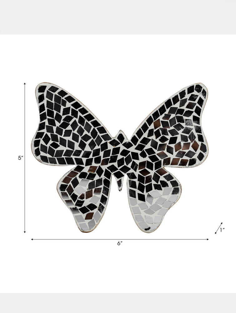 ESCULTURA MARIPOSA MOSAICO CHICA X8273