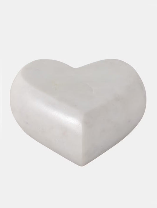ESCULTURA CORAZON DE MARMON 5" X8275