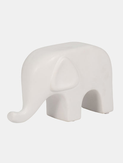 ESCULTURA ELEFANTE BLANCO 9" X8277